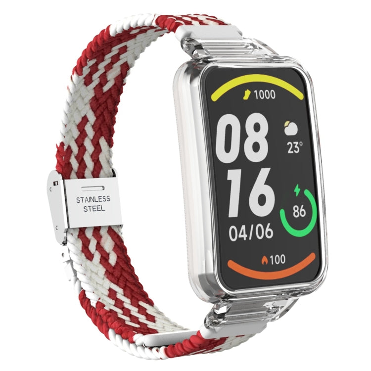 For Xiaomi Mi Band 7 Pro Braided Nylon Buckle Integrated Watch Band