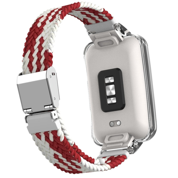 For Xiaomi Mi Band 7 Pro Braided Nylon Buckle Integrated Watch Band