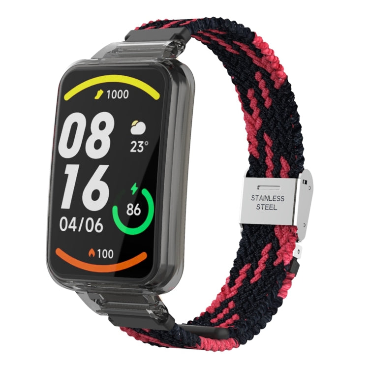 For Xiaomi Mi Band 7 Pro Braided Nylon Buckle Integrated Watch Band