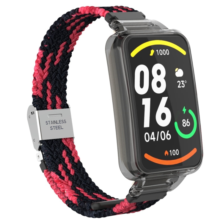 For Xiaomi Mi Band 7 Pro Braided Nylon Buckle Integrated Watch Band