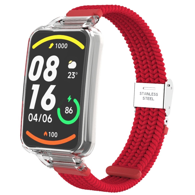 For Xiaomi Mi Band 7 Pro Braided Nylon Buckle Integrated Watch Band