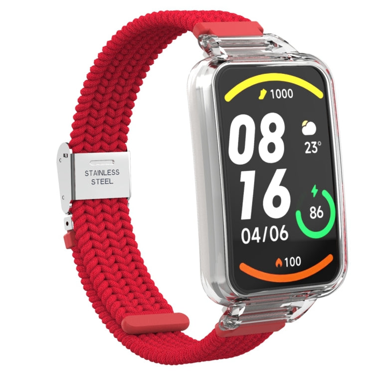 For Xiaomi Mi Band 7 Pro Braided Nylon Buckle Integrated Watch Band