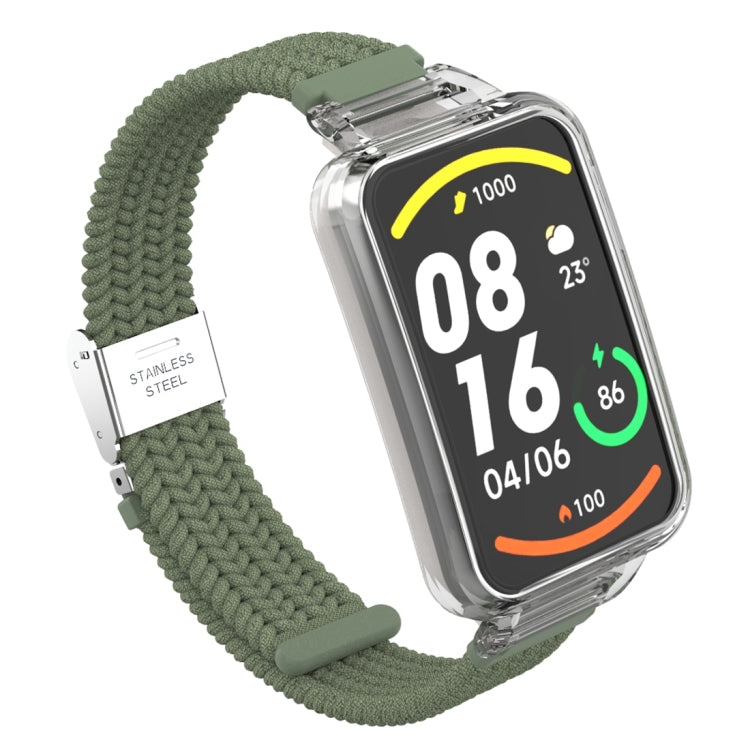 For Xiaomi Mi Band 7 Pro Braided Nylon Buckle Integrated Watch Band