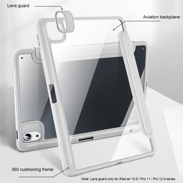 For iPad 10.2 2019 / 2020 / 2021 Armor Shockproof Leather Smart Tablet Case with Pen Slot