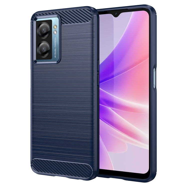 For OnePlus Nord N300 Brushed Texture Carbon Fiber TPU Phone Case