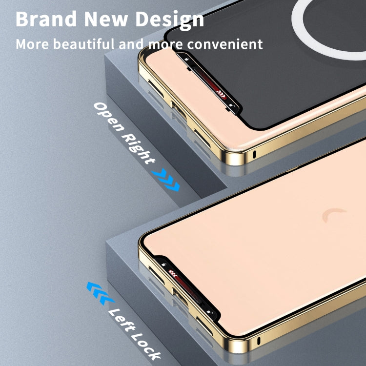 For Google Pixel 8a MagSafe Magnetic Frosted Metal Phone Case