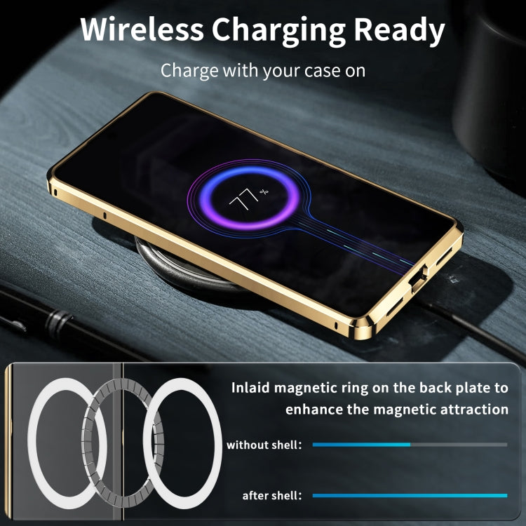 For Google Pixel 8a MagSafe Magnetic Frosted Metal Phone Case