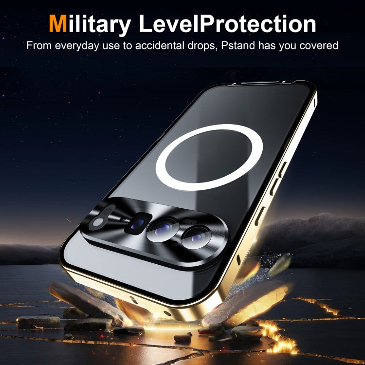For Google Pixel 9 Pro XL MagSafe Magnetic Frosted Metal Phone Case