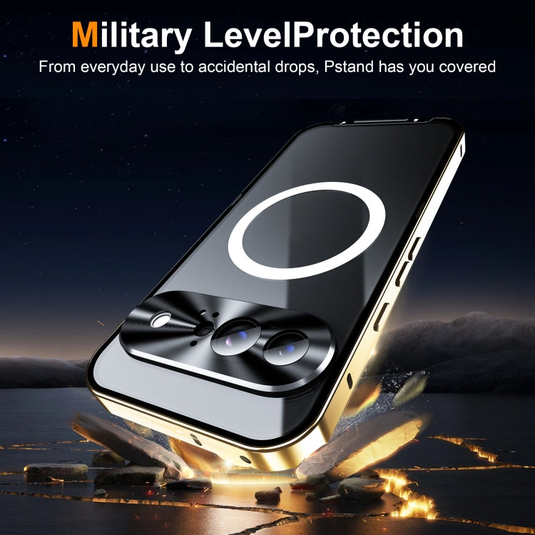 For Google Pixel 9 MagSafe Magnetic Frosted Metal Phone Case