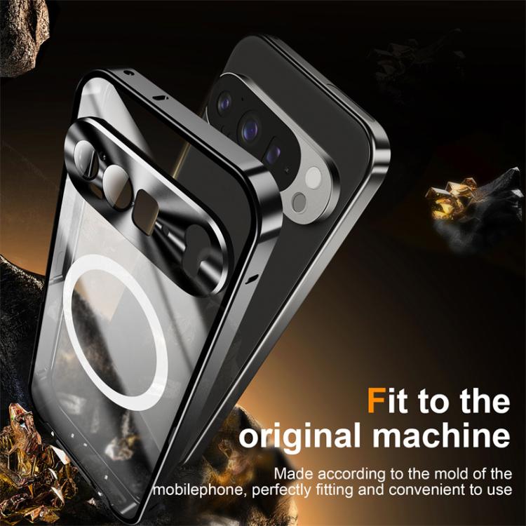 For Google Pixel 10 Pro XL MagSafe Magnetic Frosted Metal Phone Case