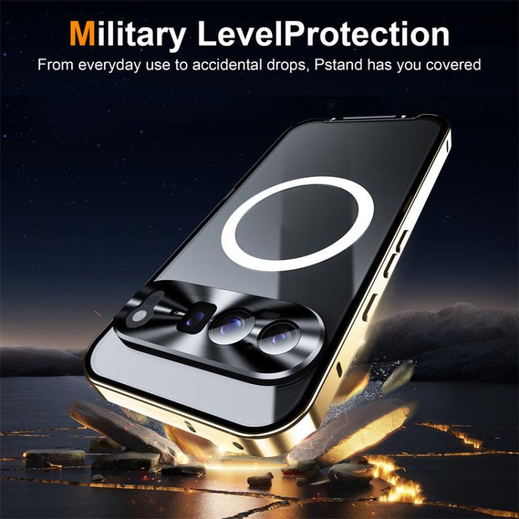 For Google Pixel 10 Pro XL MagSafe Magnetic Frosted Metal Phone Case