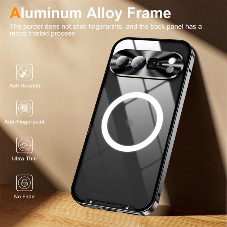 For Google Pixel 10 Pro MagSafe Magnetic Frosted Metal Phone Case