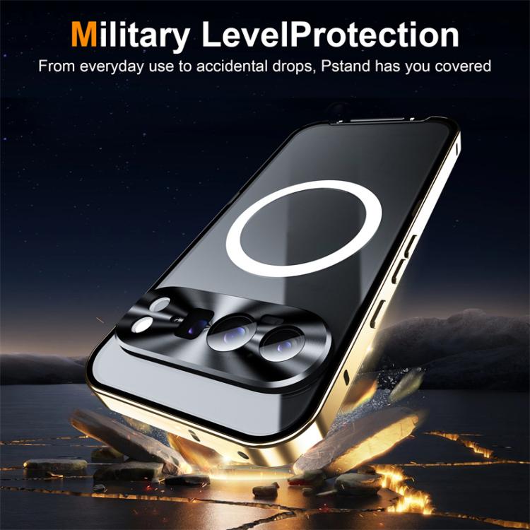 For Google Pixel 10 Pro MagSafe Magnetic Frosted Metal Phone Case
