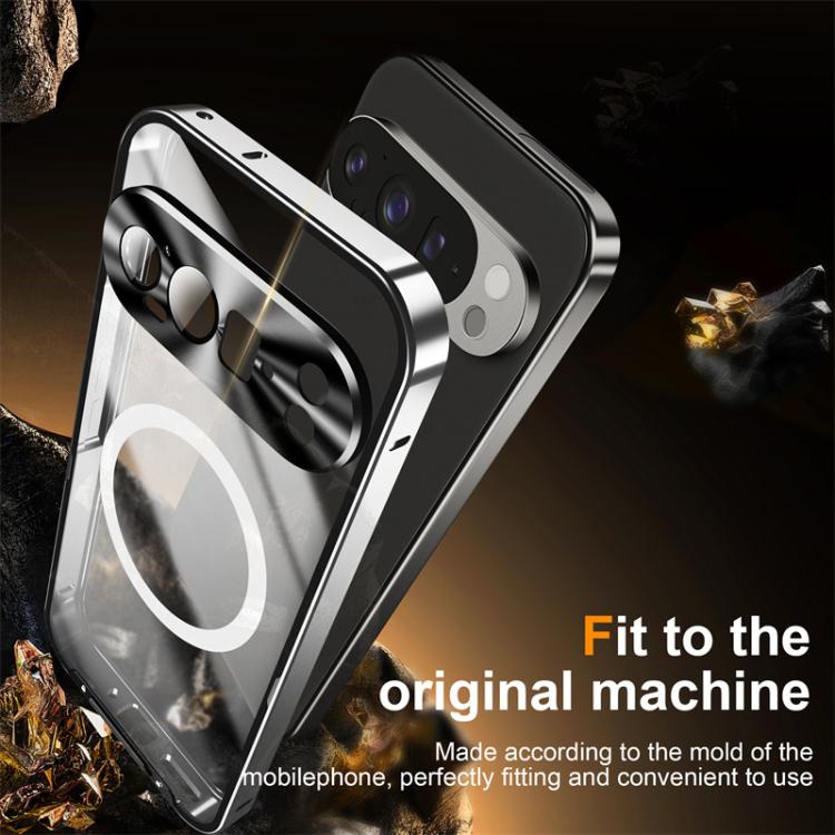 For Google Pixel 10 Pro MagSafe Magnetic Frosted Metal Phone Case