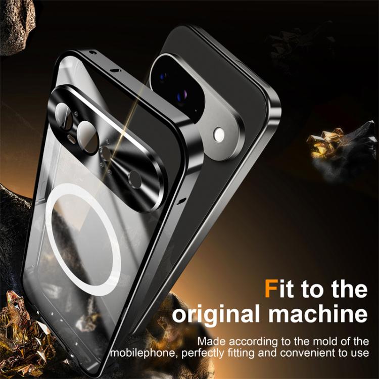 For Google Pixel 10 MagSafe Magnetic Frosted Metal Phone Case