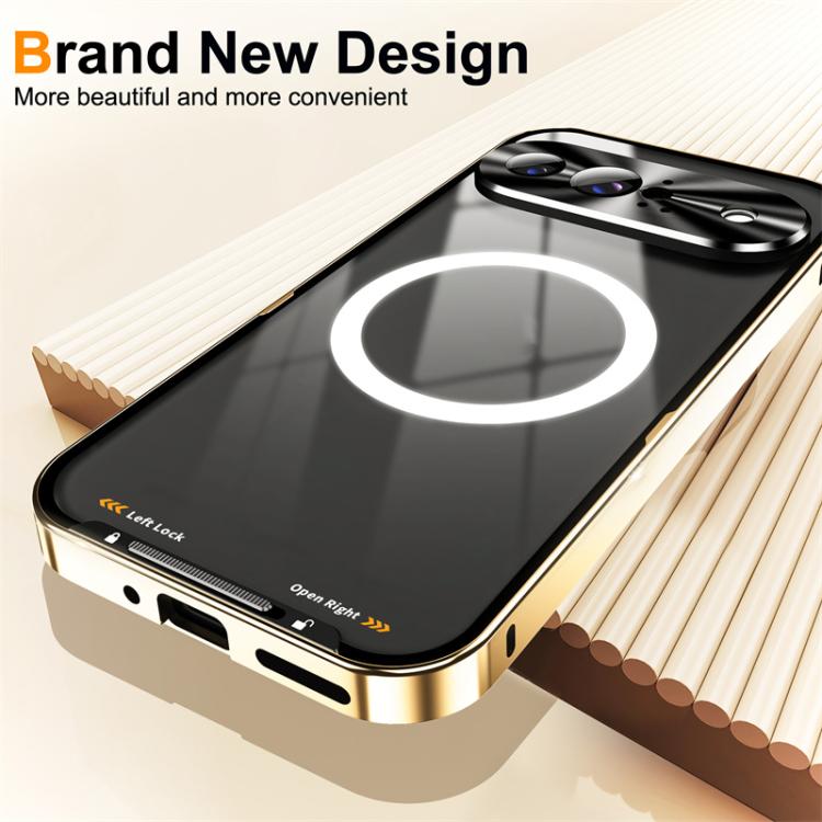For Google Pixel 10 MagSafe Magnetic Frosted Metal Phone Case