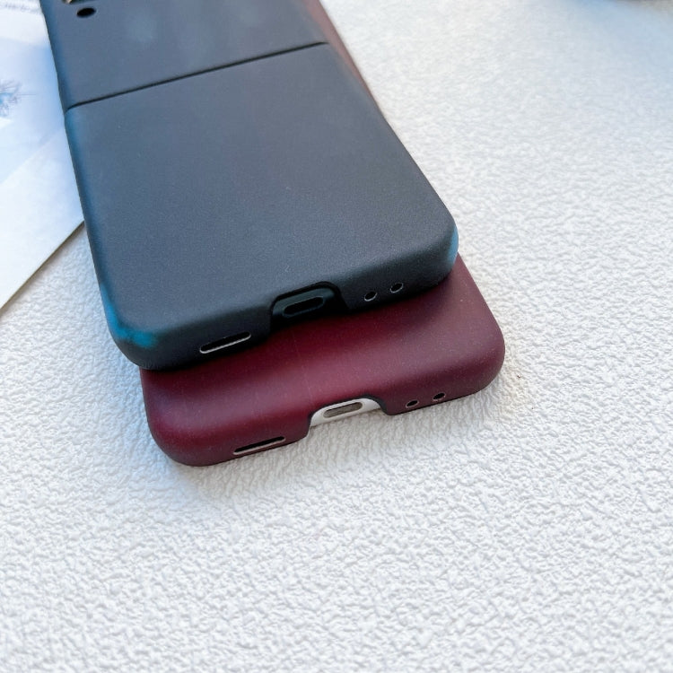 For Samsung Galaxy Z Flip3 5G Heat Sensitive Silicone Protective Phone Case