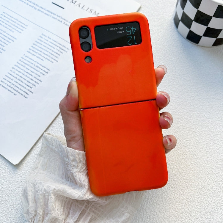 For Samsung Galaxy Z Flip4 Heat Sensitive Silicone Protective Phone Case
