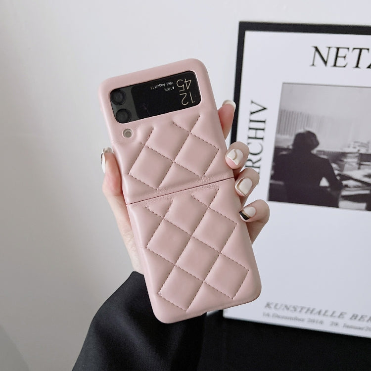 For Samsung Galaxy Z Flip3 5G Diamond Pattern Fold Protective Phone Case
