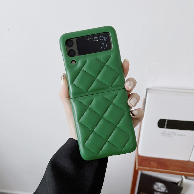 For Samsung Galaxy Z Flip3 5G Diamond Pattern Fold Protective Phone Case
