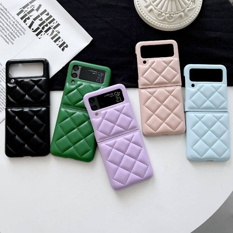 For Samsung Galaxy Z Flip3 5G Diamond Pattern Fold Protective Phone Case
