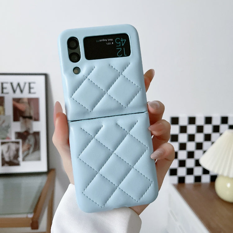 For Samsung Galaxy Z Flip4 Diamond Pattern Fold Protective Phone Case