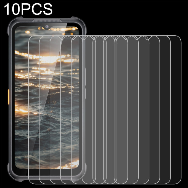 For AGM H5 Pro 10 PCS 0.26mm 9H 2.5D Tempered Glass Film