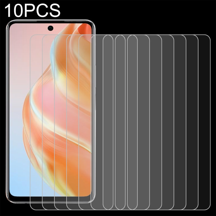 For Infinix Zero 2023 10 PCS 0.26mm 9H 2.5D Tempered Glass Film