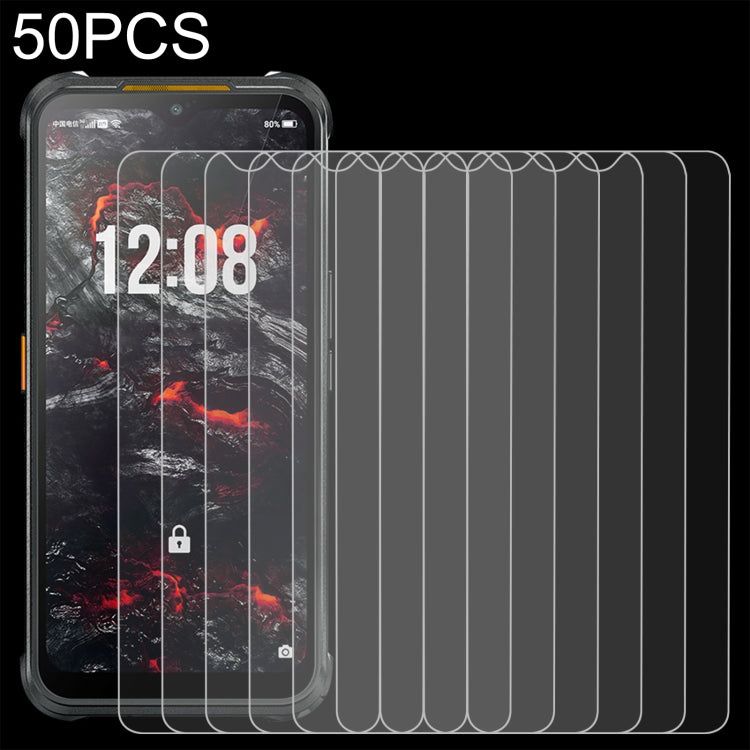For AGM Glory G1S 50 PCS 0.26mm 9H 2.5D Tempered Glass Film