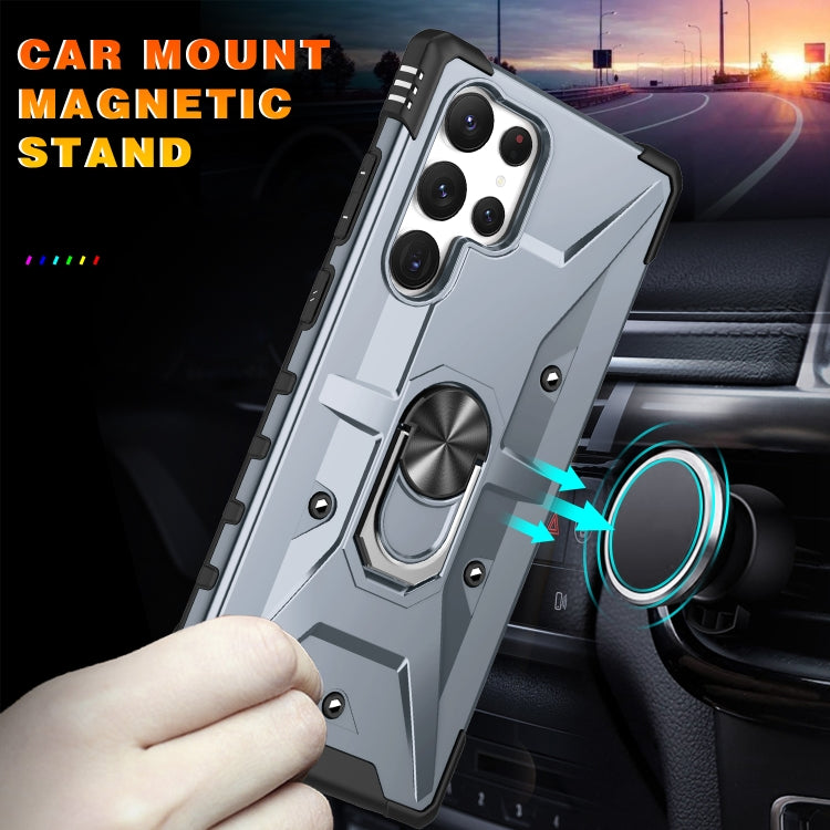 For Samsung Galaxy S23 Ultra 5G Ring Holder Phone Case