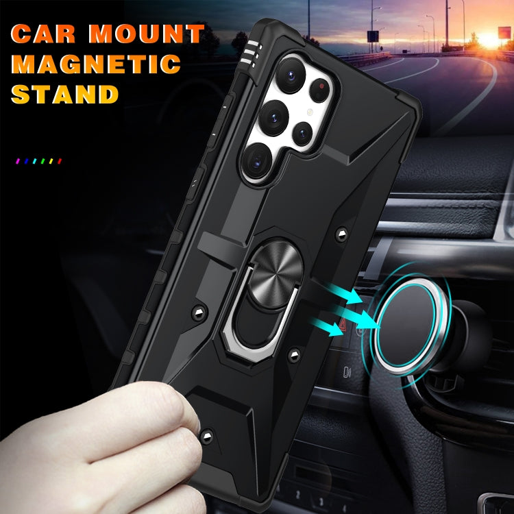 For Samsung Galaxy S23 Ultra 5G Ring Holder Phone Case