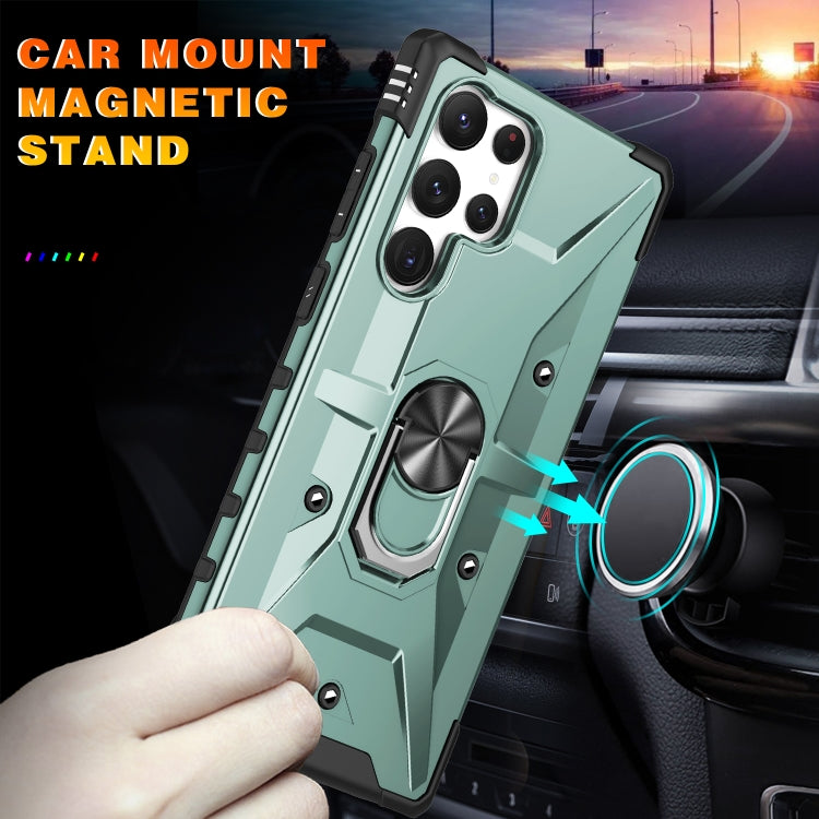 For Samsung Galaxy S23 Ultra 5G Ring Holder Phone Case