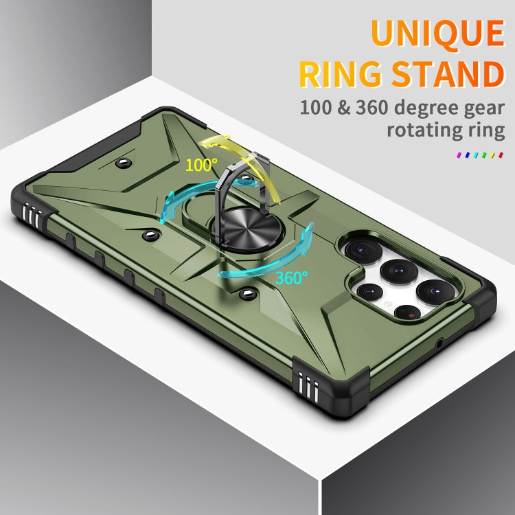 For Samsung Galaxy S23 Ultra 5G Ring Holder Phone Case