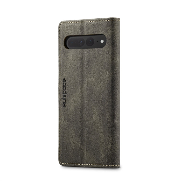 For Google Pixel 7 Pro AutSpace A01 Retro Skin-feel Crazy Horse Texture Flip PU Phone Case