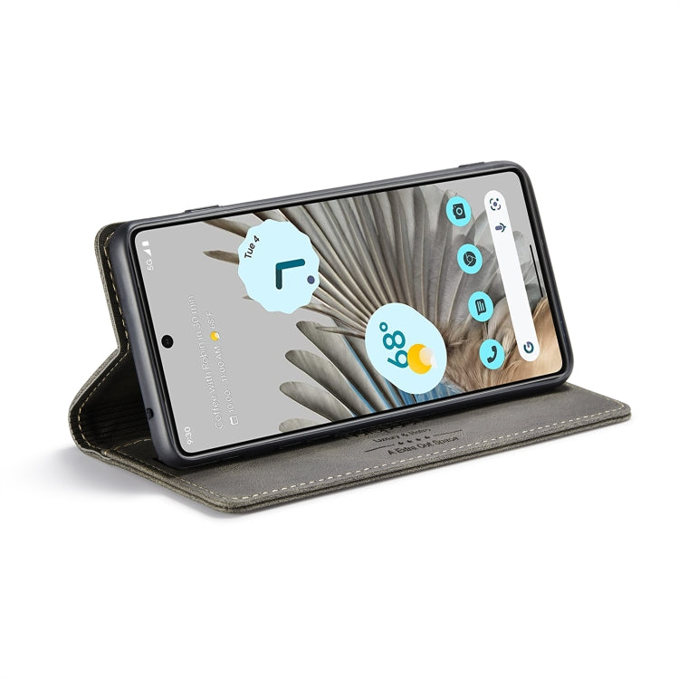 For Google Pixel 7 Pro AutSpace A01 Retro Skin-feel Crazy Horse Texture Flip PU Phone Case