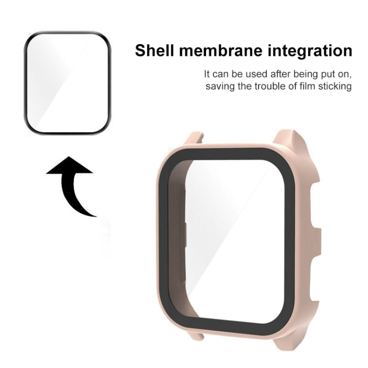 For Garmin Venu Sq2 PC + 9H Tempered Glass Integrated Protective Watch Case