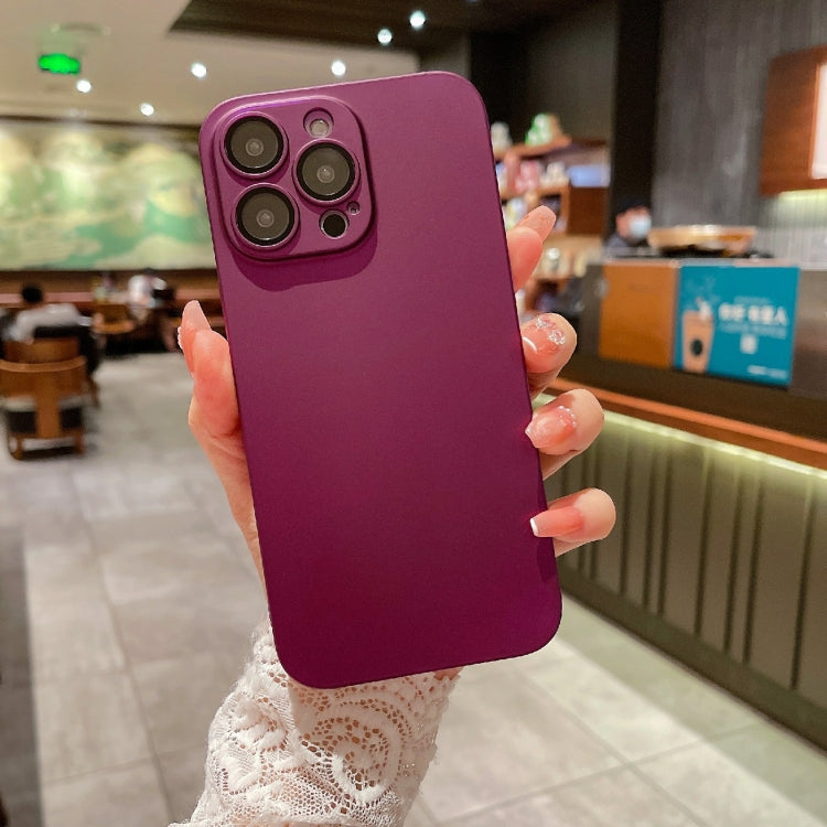 For iPhone 14 Pro Max Oily Feel PC Shockproof Protective Phone Case