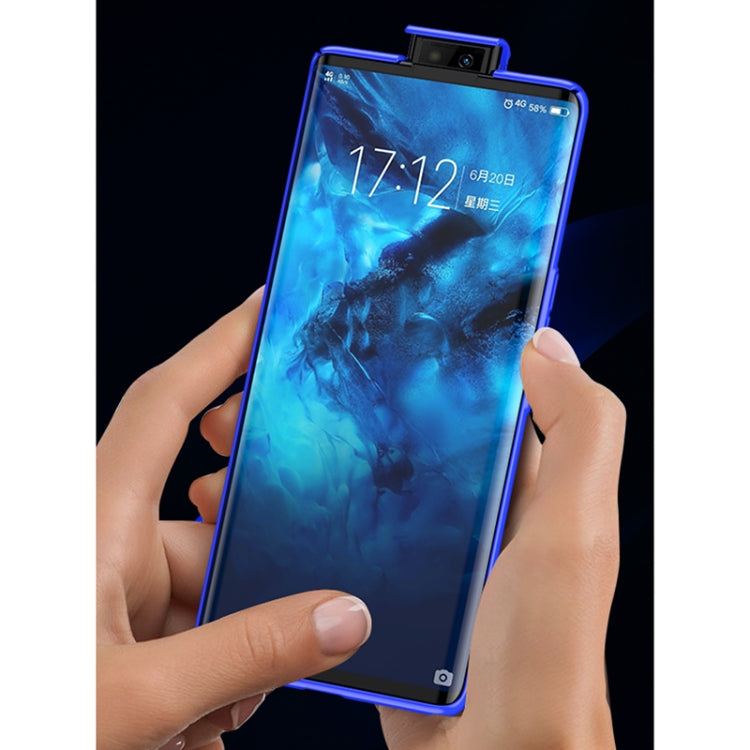For vivo NEX 3 GKK Ultra-thin Full Coverage PC Protective Case with Holder(Blue)