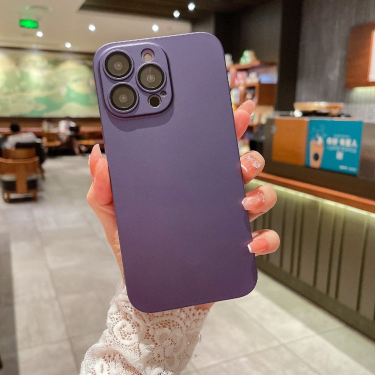 For iPhone 14 Pro Oily Feel PC Shockproof Protective Phone Case