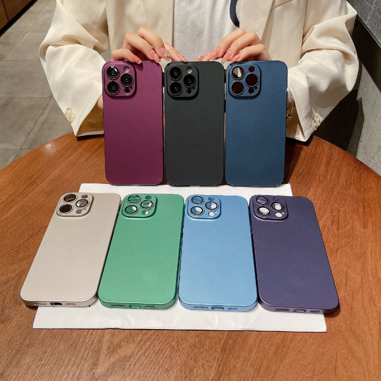 For iPhone 14 Pro Oily Feel PC Shockproof Protective Phone Case