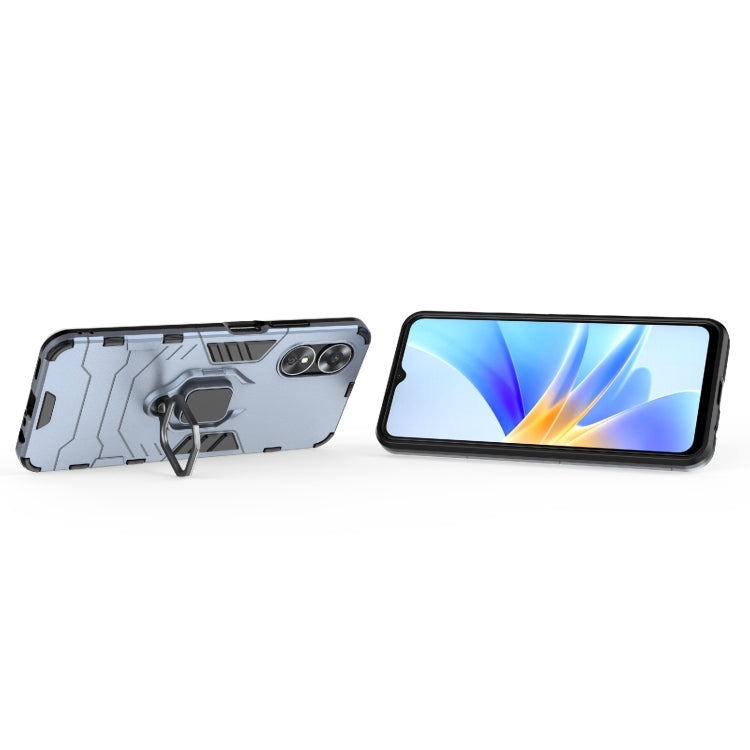 For OPPO A17 Magnetic Ring Holder PC + TPU Phone Case