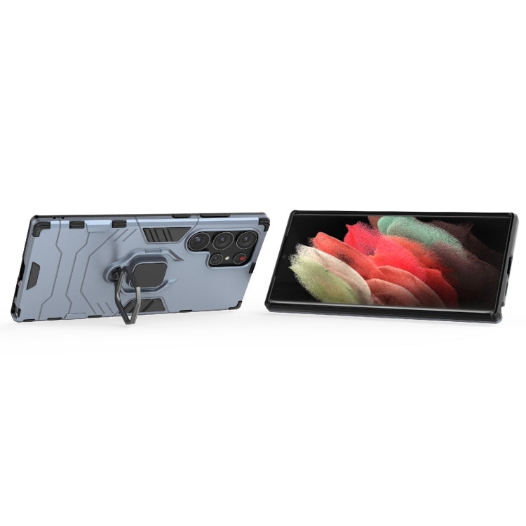 For Samsung Galaxy S23 Ultra 5G Magnetic Ring Holder PC + TPU Phone Case