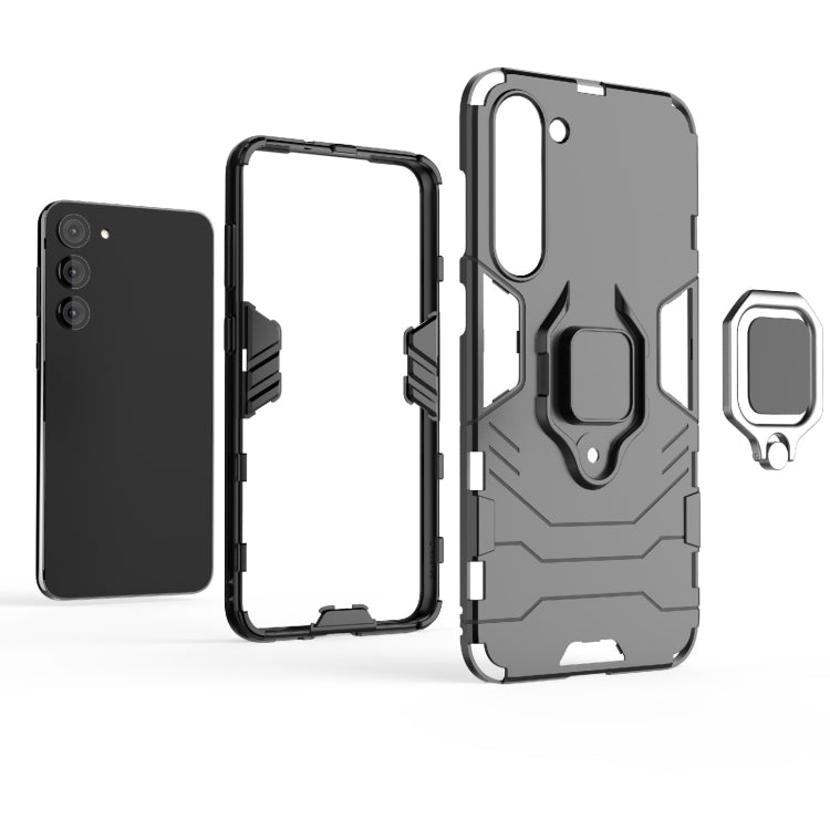 For Samsung Galaxy S23+ 5G Magnetic Ring Holder PC + TPU Phone Case