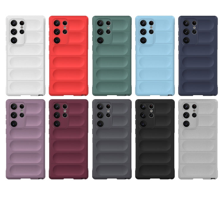 For Samsung Galaxy S23 Ultra 5G Magic Shield TPU + Flannel Phone Case