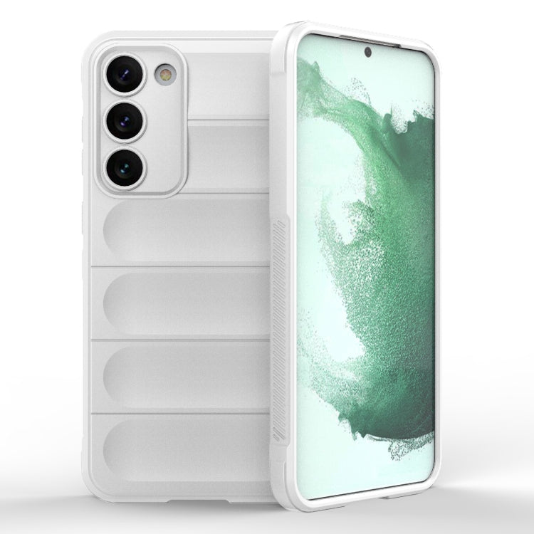 For Samsung Galaxy S23+ 5G Magic Shield TPU + Flannel Phone Case