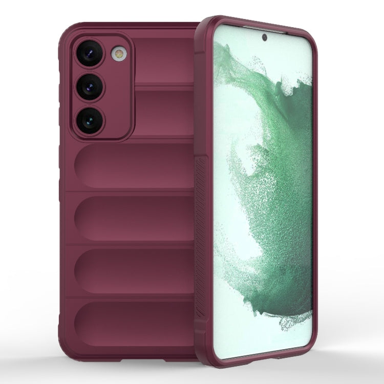 For Samsung Galaxy S23+ 5G Magic Shield TPU + Flannel Phone Case