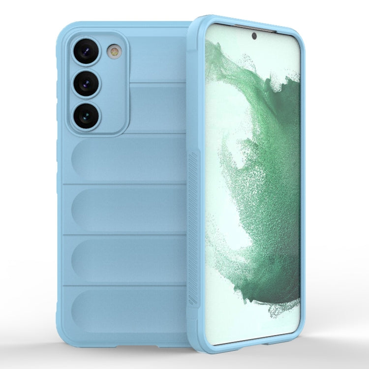 For Samsung Galaxy S23+ 5G Magic Shield TPU + Flannel Phone Case