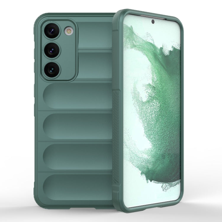 For Samsung Galaxy S23+ 5G Magic Shield TPU + Flannel Phone Case