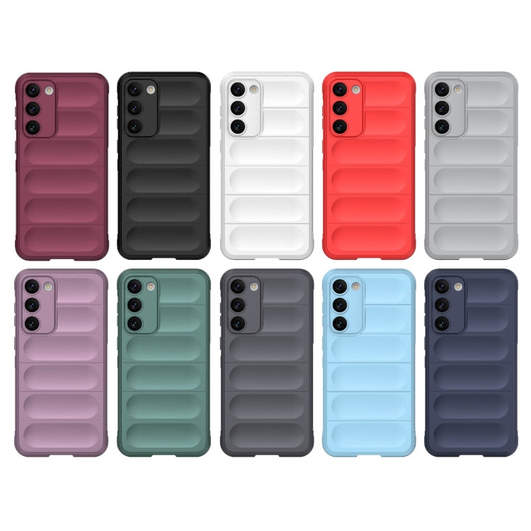 For Samsung Galaxy S23+ 5G Magic Shield TPU + Flannel Phone Case
