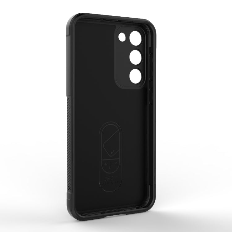 For Samsung Galaxy S23+ 5G Magic Shield TPU + Flannel Phone Case